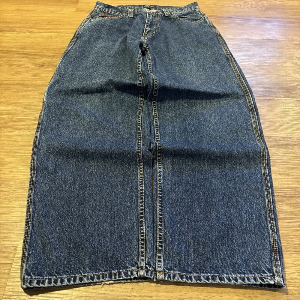 VTG US Polo Assn USPA Jeans Men's *31x30 Baggy Carpenter Grunge Skater Y2K Blue